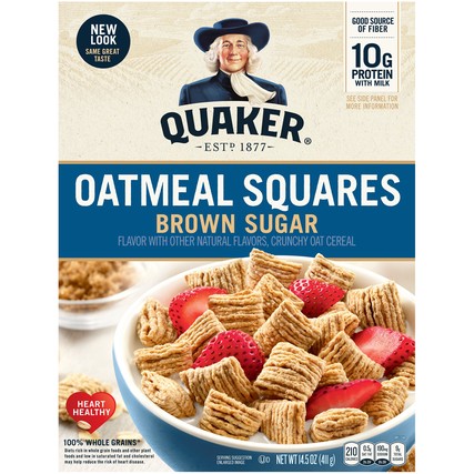 (image for) Oatmeal Squares Brown Sugar Cereal 21oz